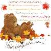 beary autumn greetings