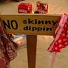 no skinny dipping
