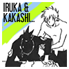 Iruka and Kakashi
