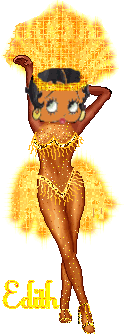 edith's yellow betty boop dancer