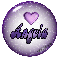 Angela purple marble