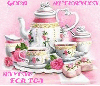 TEA POT AND CUPS