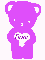 purple roni bear