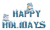 Happy Holidays snowmen