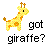 jeffery says got giraffe?