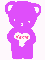 Kenia bear purple