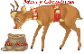 reindeer merry christmas with kimberly on it
