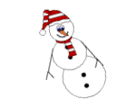 dancing snowman