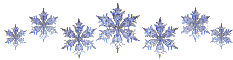 Crystal Snowflakes Divider