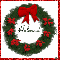 Christmas Wreath with the name Haleemah