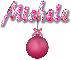 Pink ornament- Michele