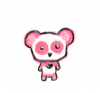 cute pink panda :))