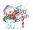 Christmas Northpole Snowman - Janet