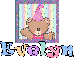 New Years Bear- Evelyn