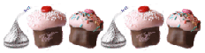 Choco Cupcakes and Kisses