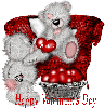 creddy bears Happy Valentines Day