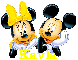 Minnie & Mickey with name Kayla