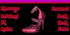 Pink Shoe Contact Table
