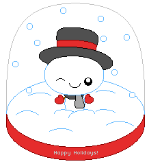 Happy Holidays Snowman ;o