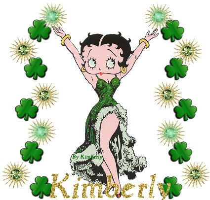 BETTY BOOP WITH NAME KIMBERLY
