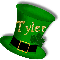 ST PATTYS HAT WITH NAME TYLER