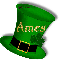 ST PATTYS HAT WITH NAME AMES