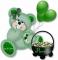 ST PATTYS BEAR WITH NAME FLORENCE