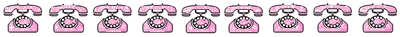 Pink Telephone divider