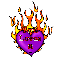 Flaming Heart with Toni Loves it