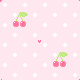 Kawaii cherry background