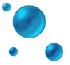 Bright Blue Bubbles