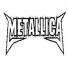 Metallica logo glittery