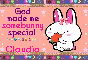 Claudia- God made me special