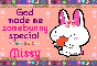 Missy- God made you special