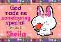 Sheila- God made me special