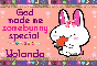 Yolanda-  God made me special