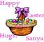 Happy easter hugs, Sanya easter basket