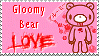 gloomy bear stamp