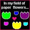 My paper flowers...