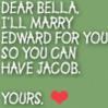 I'll marry Edward for you!
