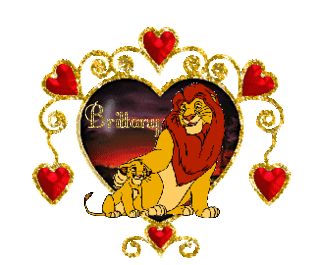 Brittany's lion king heart
