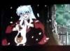 Inuyasha playing with cat