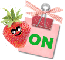 Strawberry on!