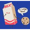 milk and cookie