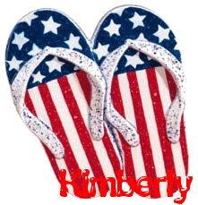 FLIPFLOPS WITH THE NAME KIMBERLY