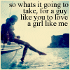 a guy like you for a girl like me?