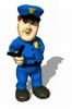 Animated police officer