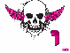 beth pink skull