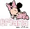 Briana Sleeping Baby Minnie Mouse