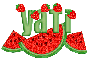 strawberries watermelon yati